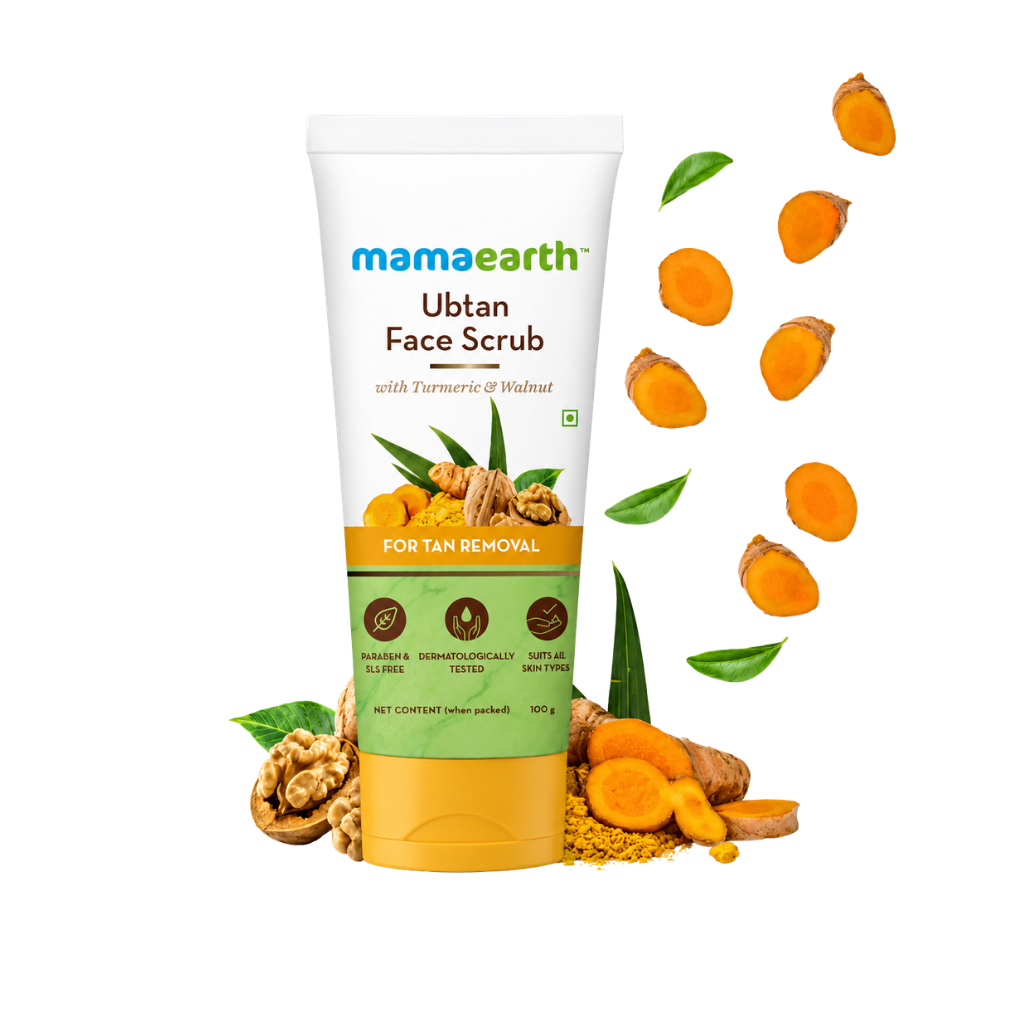 Mamaearth Ubtan Face Scrub 100 g buy online USA - 1